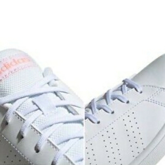 NWT Adidas Advantage Base Pink Sneakers - Picture 9 of 11